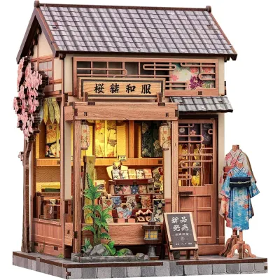 Set de Constructie CuteBee - Miniature House - Sakura O Kimono Shop