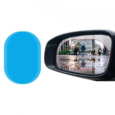 Set 4 x Folie antiaburire pentru oglinzi auto