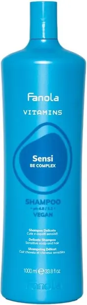Fanola Vitamins Șampon pentru scalp sensibil Sensi, 1000 ml
