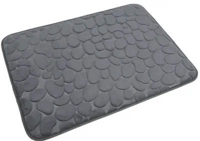 Covoraș de baie Inter Ceramic - Coral fleece, 50 x 70 cm, gri