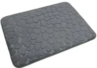 Covoraș de baie Inter Ceramic - Coral fleece, 50 x 70 cm, gri