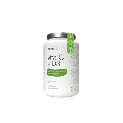 Vita C + D3, 60 Tabs, Vitaminele C + D3 (Health Series), Benefit