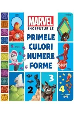 Primele culori, numere, forme: Marvel. Inceputurile