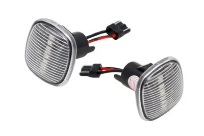 Semnalizator lampa lateral stanga/dreapta transparent, LED, dinamic potrivit AUDI A3, A4 B5, A8 D2; SEAT IBIZA II; SKODA FABIA I, FABIA II, OCTAVIA