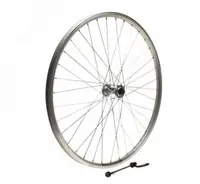 Roata fata dubla bicicleta 26 , quick release, Skorpion, culoare argintiu