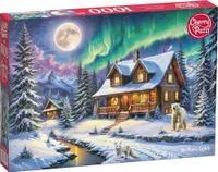 Puzzle Cherry Pazzi din 1000 piese - Aurora Boreală