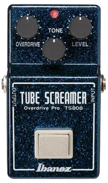 Pedală Overdrive Ibanez - Tube Screamer TS808 45th, albastru