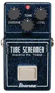 Pedală Overdrive Ibanez - Tube Screamer TS808 45th, albastru