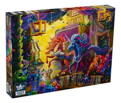 Puzzle Black Sea din 1000 de piese - Magazin mistic, Rose Catherine Kahn