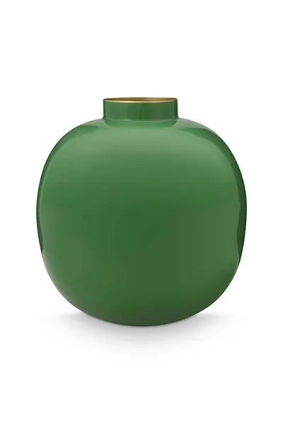 Vaza decorativă, din metal, Green, 23cm, Pip Studio