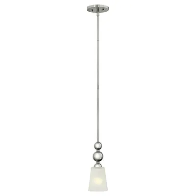 Lampa suspendata Zelda 1 Light Mini Pendant – Polished Nickel