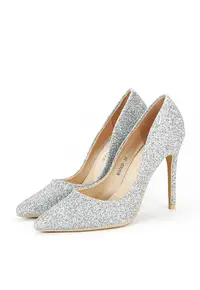 Pantofi eleganti argintii BDG7625 01 12378 - Argintiu