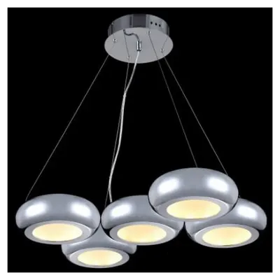 Lampa suspendata Modern Pulsar LED,5 x 12W,D.600x440,cm,H.1200 cm,Crom