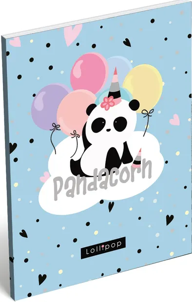 Carnetel A7 Lizzy Card - Lollipop Pandacorn