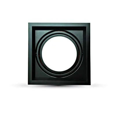 Recessed spot 1xAR111, black