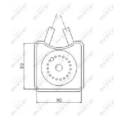 Radiator ulei, ulei motor NRF 31305
