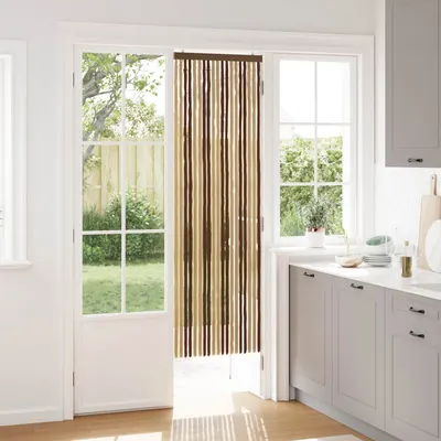 vidaXL Perdea pentru insecte din chenille Maro și Bej 56 x 185 cm