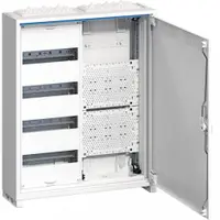 Tablou electric metalic 48 module (4X12) aplicat cu sectie multimedia Hager Univers FWB42K1