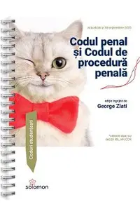 Codul penal si Codul de procedura penala Act. 30 septembrie 2025 Ed. Spiralata