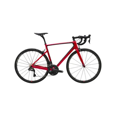 Bicicletă de șosea EDR CF ULTEGRA DI2 Sabot Roșu