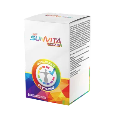 Sunvita Complex, 30 comprimate, Sun Wave Pharma