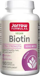 Biotin, 5000 mcg, 100 capsule, Jarrow Formulas