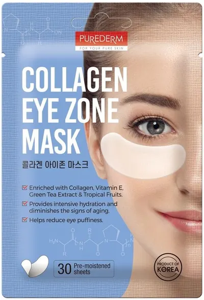 Purederm Plasturi pentru ochi Collagen, 15 x 2 buc