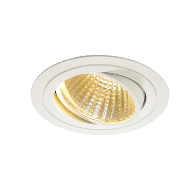 Spot incastrat, NEW TRIA 150 Ceiling lights, white LED, 2700K, round, white, 30°, 29W incl. driver, clip springs