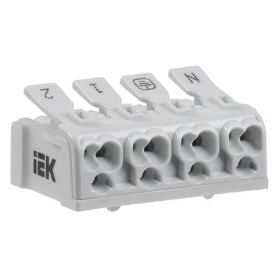 Connecting spring-controlled terminal KSPn4-2L+N+PE