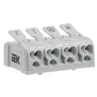 Connecting spring-controlled terminal KSPn4-2L+N+PE