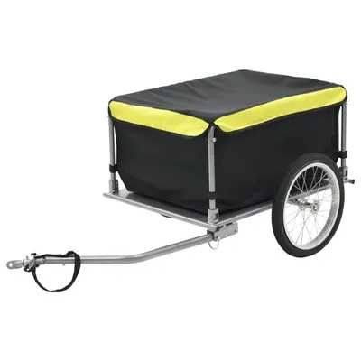 Gossi remorca de bicicleta, negru si galben, 65 kg