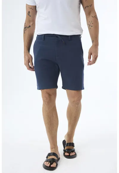 Pantaloni scurti chino din bumbac - Bleumarin