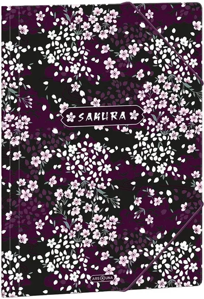 Mapă cu elastic Ars Una Sakura - A4