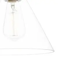 Aplica Ray 1 Light Wall Bracket Antique Brass Clear