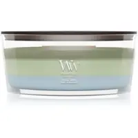 Woodwick Trilogy Verdant Woods lumânare parfumată cu fitil din lemn