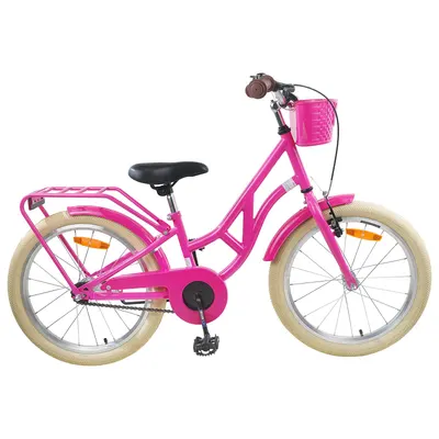 vidaXL Bicicletă pentru Copii 24 Inci pentru 8-12 ani Roz închis