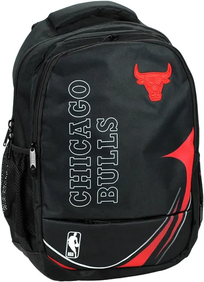 Ghiozdan școlar Back Me Up NBA - Chicago Bulls, cu 2 compartimente