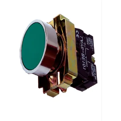 Buton de comanda cu revenire (cap+ etrier+ 1ND), bleu, RIT 5