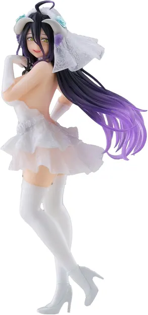Statuetă Taito Animation: Overlord - Albedo (Coreful) (Wedding Ver.), 18 cm