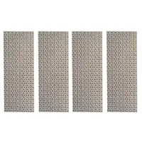 Panou spate perforat pentru banc modular de colt, set 4 buc 228mm, 28,5mm, 509mm