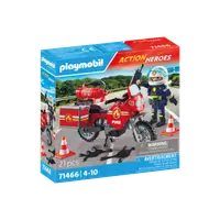Playmobil-Motocicleta de Pompieri la Locul Accidentului