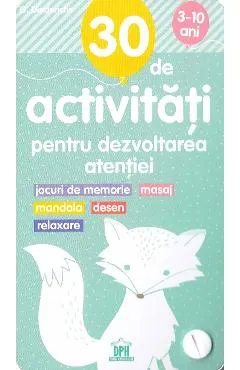 30 de activitati pentru dezvoltarea atentiei