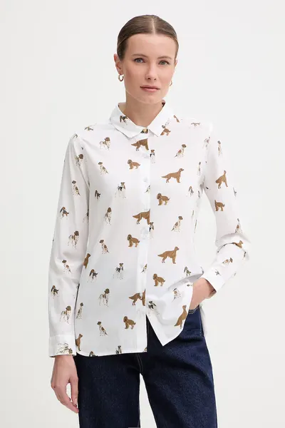 Barbour cămașă pentru femei, din bumbac Safari