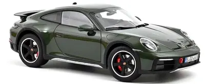 Model de colecție NOREV Modern: Mașini - Porsche 911 Dakar (2023) Oakgreenmetallic