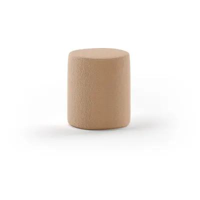 Puf de copii maro cu tapițerie din țesătură bouclé Forrest – Vipack