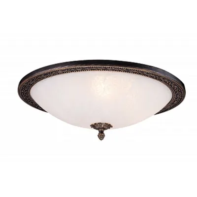 Corp de iluminat pentru tavan Aritos - H(min) 180mm, H(max) 180mm, ⌀ 470mm , White, 4 X E27 (40W), Metal, Glass and Metal, IP20, 5kg