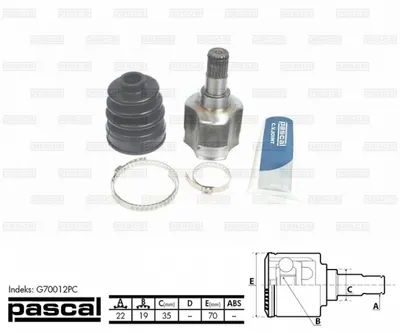 Cap planetara spre cutia de viteze (22z 19z 35mm) DAEWOO KALOS 1.2 dupa 2003