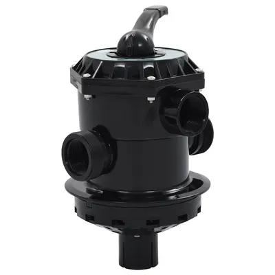 vidaXL Supapă multiport pentru filtre cu nisip ABS 1,5" 6 căi