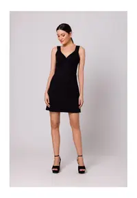 Rochie mini dama - Elaice - Poliester - Negru - L - Negru