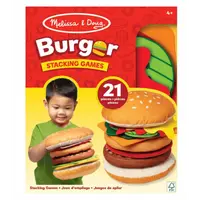 Joc educativ de stivuire si potrivire Burgerul gigant